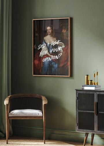 Elegant Opinion Woman | Poster - Room Interior 2