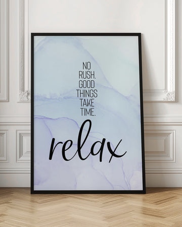 Serene Relaxation Quote | Poster - Room Interior 1