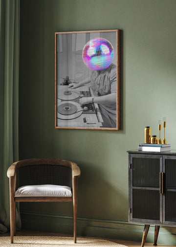 Disco Ball Operator | Poster - Room Interior 2