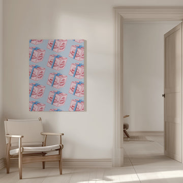 Pastel Gift Box Pattern | Canvas - Room Interior 1