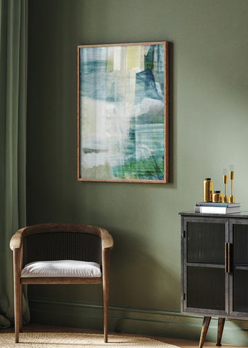 Serene Abstract Flow | Poster - Room Interior 2