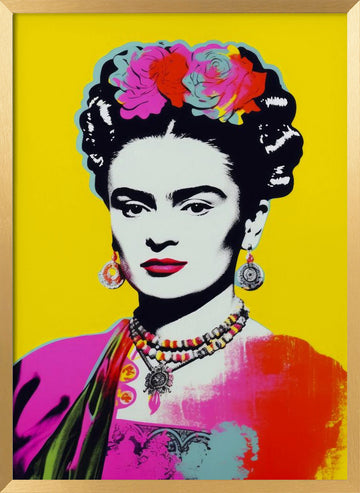 Oh Frids No 2 | Poster - Gold Frame Interior