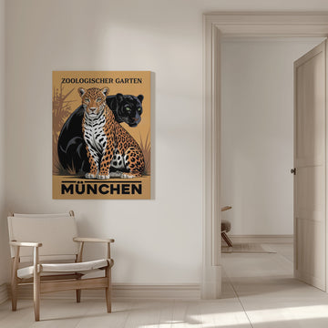 Munich Zoo Jaguar Panther | Canvas - Room Interior 1