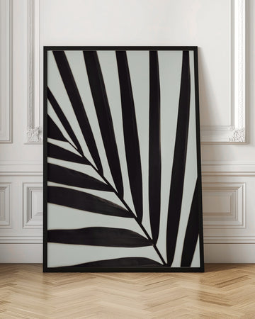 Tropical Leaf Lines | Poster - Room Interior 1