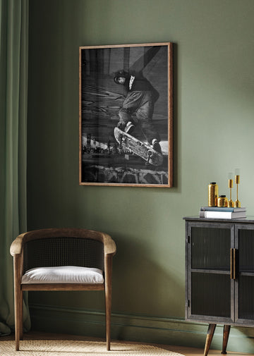 Skateboarder Urban Trick | Poster - Room Interior 2