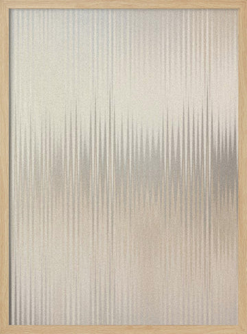 Shimmering Vertical Waves | Poster - Wood Frame Interior