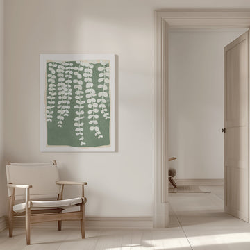 Organic Green Foliage | Canvas - Room Interior 1
