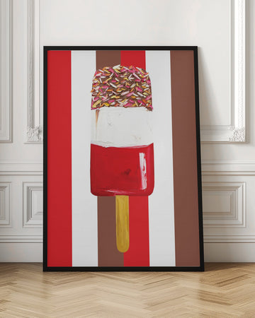 Layered Popsicle With Sprinkles | Poster - Room Interior 1