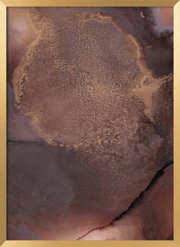 Organic Textures and Earthy Tones | Poster - Gold Frame Interior
