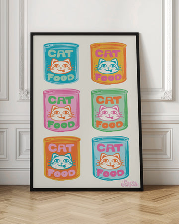 Pop Art Cat Food | Poster - Room Interior 1