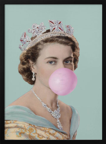 Royal Bubble Gum | Poster - Black Metal Frame Interior