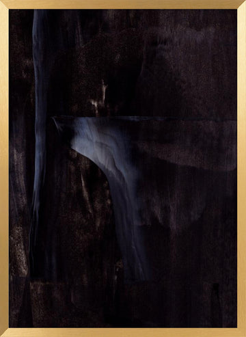 Dark Veil Harmony | Poster - Gold Frame Interior