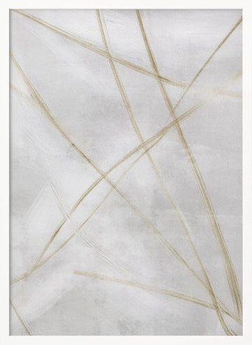 Gestual #1 | Poster - White Frame Interior
