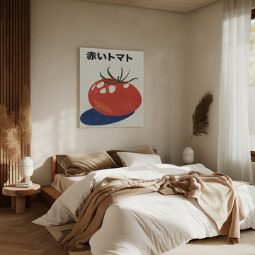 Vibrant Red Tomato | Canvas - Room Interior 2