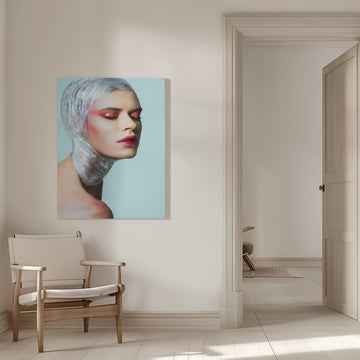 Pink Wrapped Beauty | Canvas - Room Interior 1