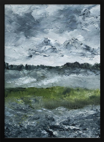 Landscape Study 1905 | Poster - Black Metal Frame Interior