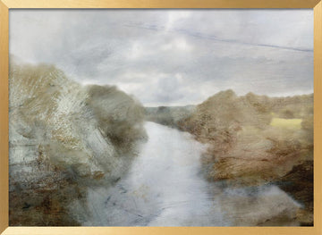 River | Poster - Gold Frame Interior