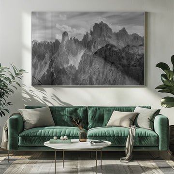Dramatic Mountain Peaks | Poster - Room Interior 1