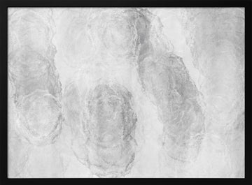 Monochrome Marble Texture | Poster - Black Frame Interior