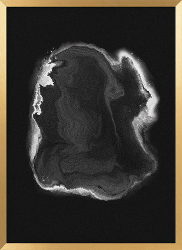 Ethereal Fluid Motion | Poster - Gold Frame Interior