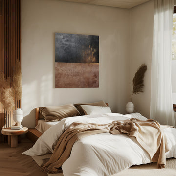 Golden Light Horizon | Canvas - Room Interior 2