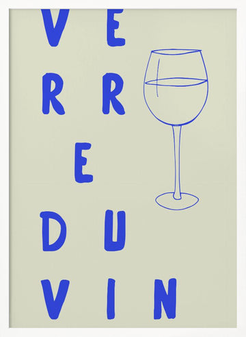Verreduvin | Poster - White Frame Interior