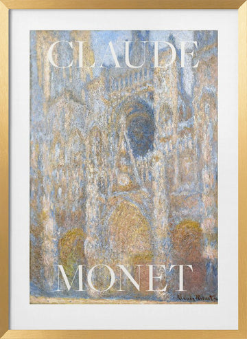 The Cour d'Albane | Poster - Gold Frame Interior