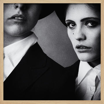 Intense Female Duo | Poster - Wood Frame Interior