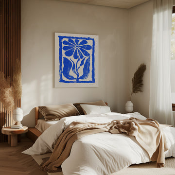 Blue Bloom | Canvas - Room Interior 2
