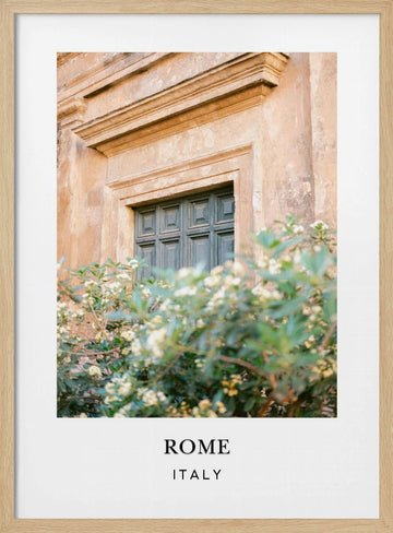 Trastevere Rome Travel poster | Poster - Wood Frame Interior