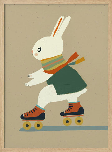 Untitled | Poster - Wood Frame Interior