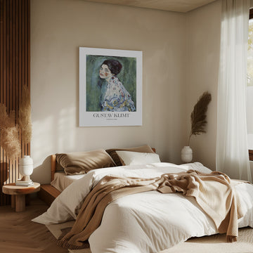 Porträt Einer Dame (1916–1917) Poster | Canvas - Room Interior 2