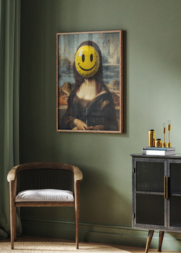 Parody of the Mona Lisa | Poster - Room Interior 2