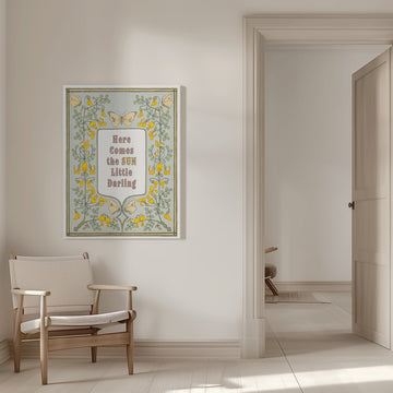 Hopeful Butterfly Quote | Canvas - Room Interior 1