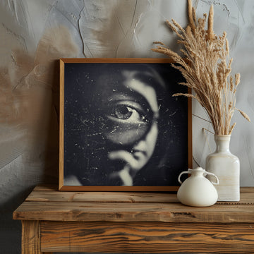 Intense Shadowed Eye | Poster - Room Interior 1