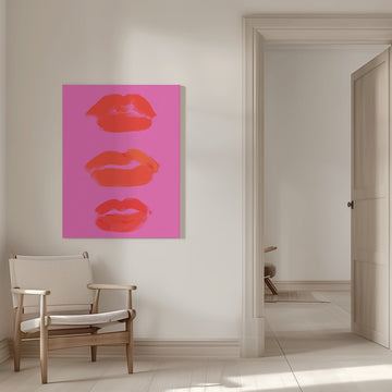 Neon Pout Series | Canvas - Room Interior 1