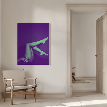 Sensual Legs With Wine | Canvas - Room Interior 1