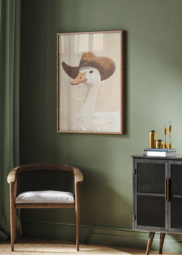 Cowboy Goose | Poster - Room Interior 2
