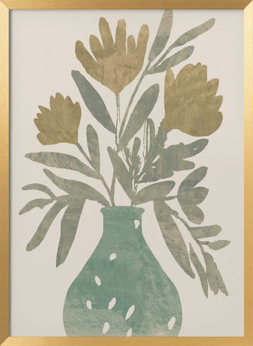 Boho Botanicals | Poster - Gold Frame Interior