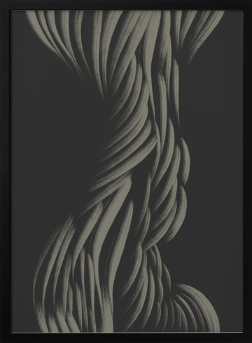 Twine | Poster - Black Metal Frame Interior