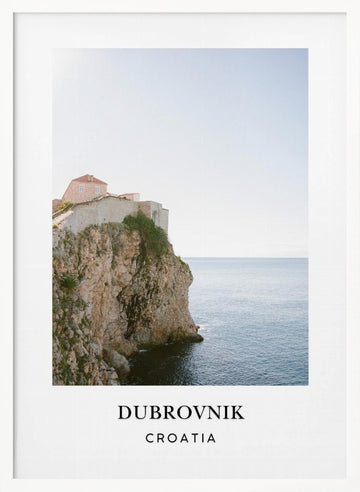 Dubrovnik Travel poster | Poster - White Frame Interior