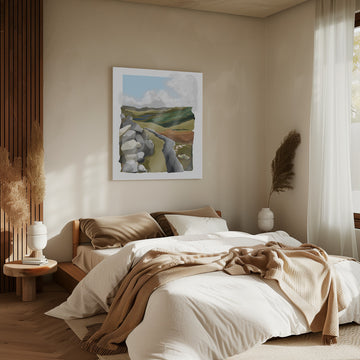 Winding Mountain Path | Canvas - Room Interior 2