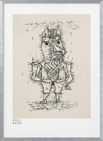  Ass Esel 1925 | Poster - Silver Frame Interior