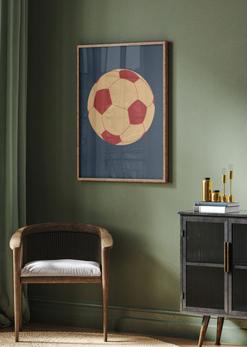 Classic Soccer Ball | Poster - Room Interior 2