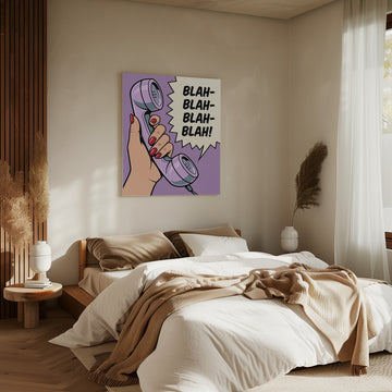Blah Blah Blah | Canvas - Room Interior 2