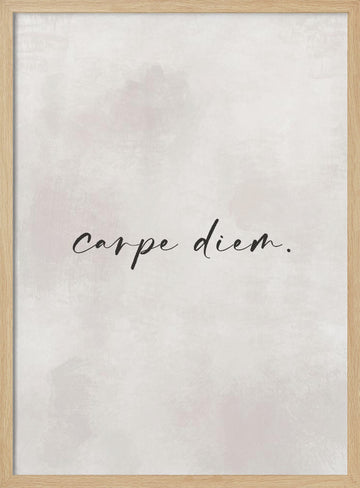 Seize the Moment | Poster - Wood Frame Interior