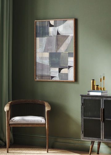Muted Abstract Shapes | Poster - Room Interior 2