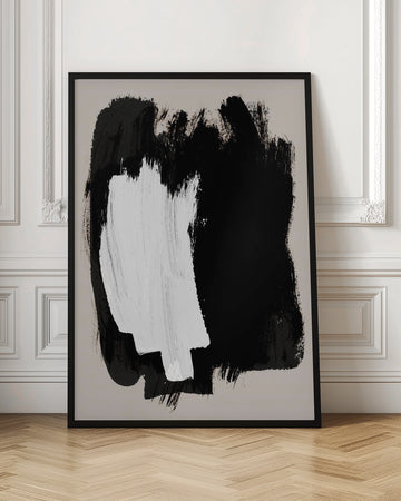 Abstract Brush Strokes 16 | Poster - Room Interior 1