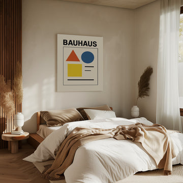 Bauhaus Geometric Shapes | Canvas - Room Interior 2