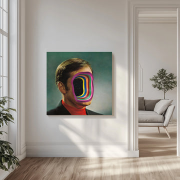 Man's Cosmic Face | Canvas - Room Interior 1